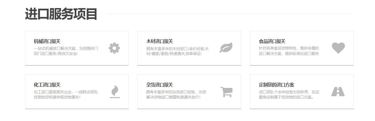 國際進(jìn)口報(bào)關(guān)代理服務(wù)