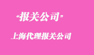 上海代理報關(guān)公司